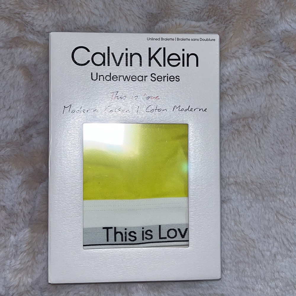 Calvin Klein unlined bralette